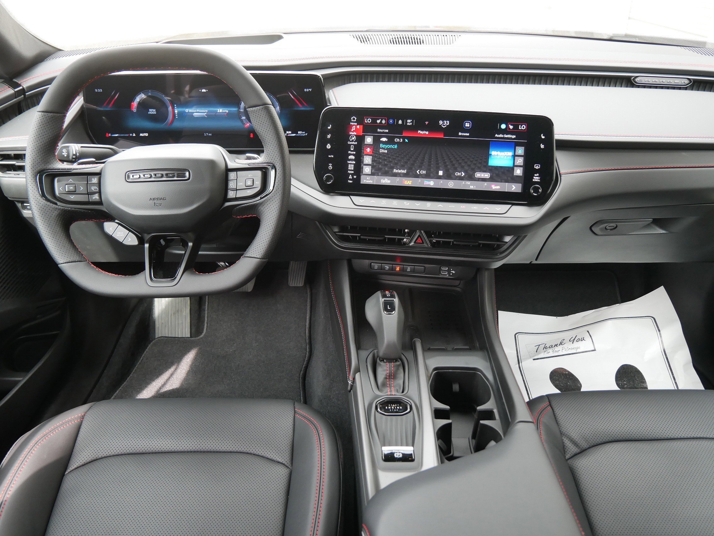 New 2026 Diamond Black Crystal Pearlcoat Dodge R/T Plus image 8