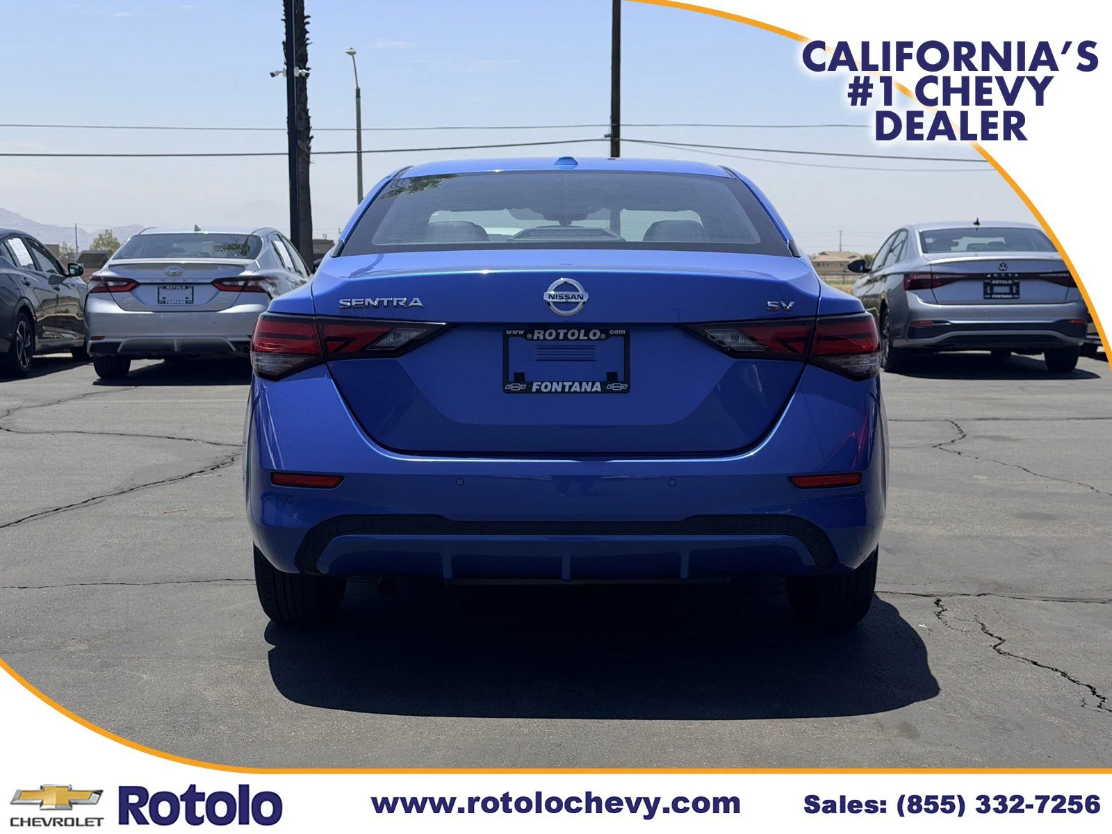 Used 2023 Electric Blue Metallic Nissan SV image 5