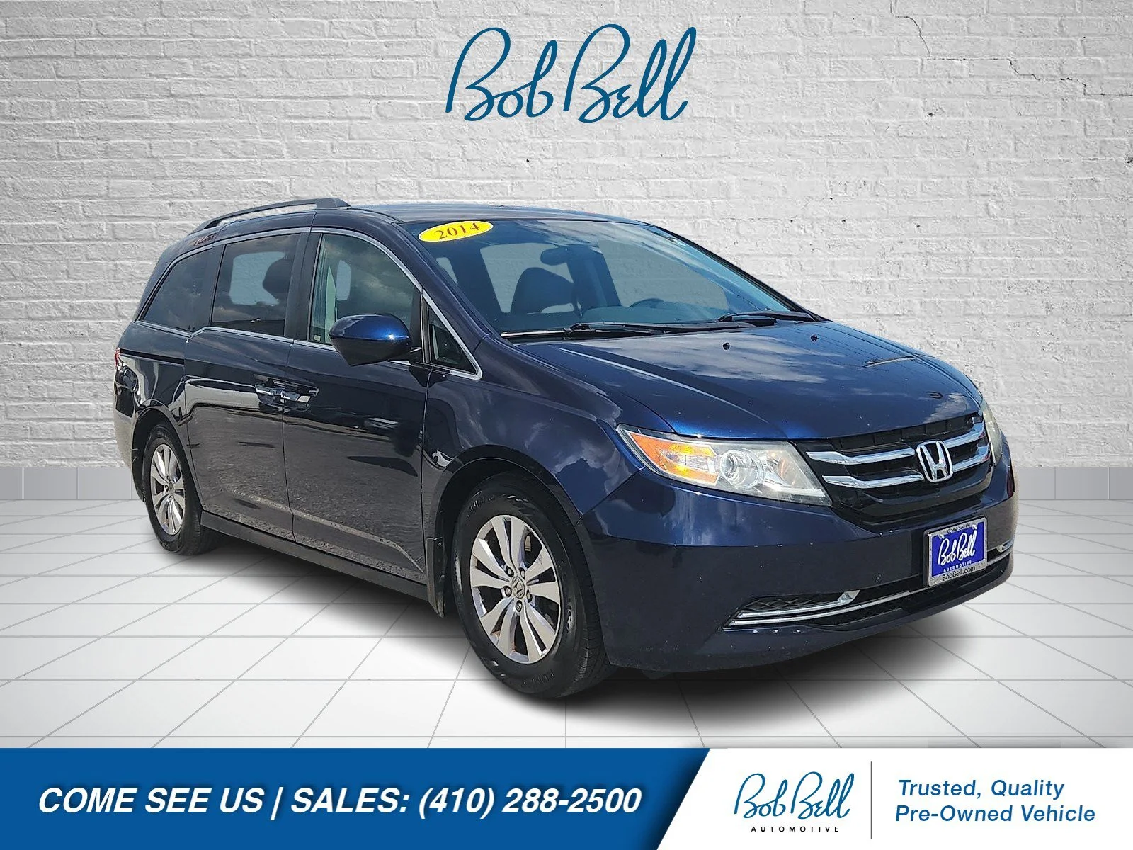 Used 2014 Blue Honda EX image 1