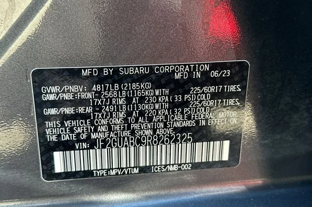 Certified Used 2024 Gray Subaru Base image 34
