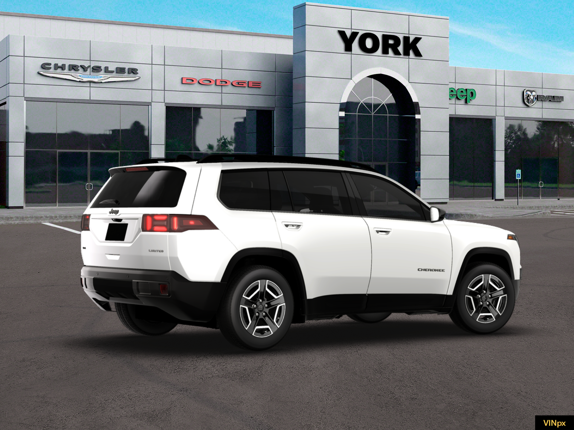 New 2026 Bright White Clearcoat Jeep Limited image 8