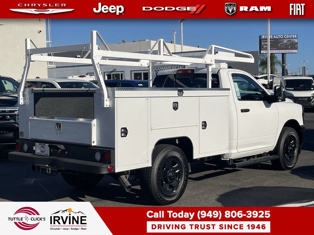 New 2026 Bright White Clear-Coat Exterior Paint RAM Tradesman image 6