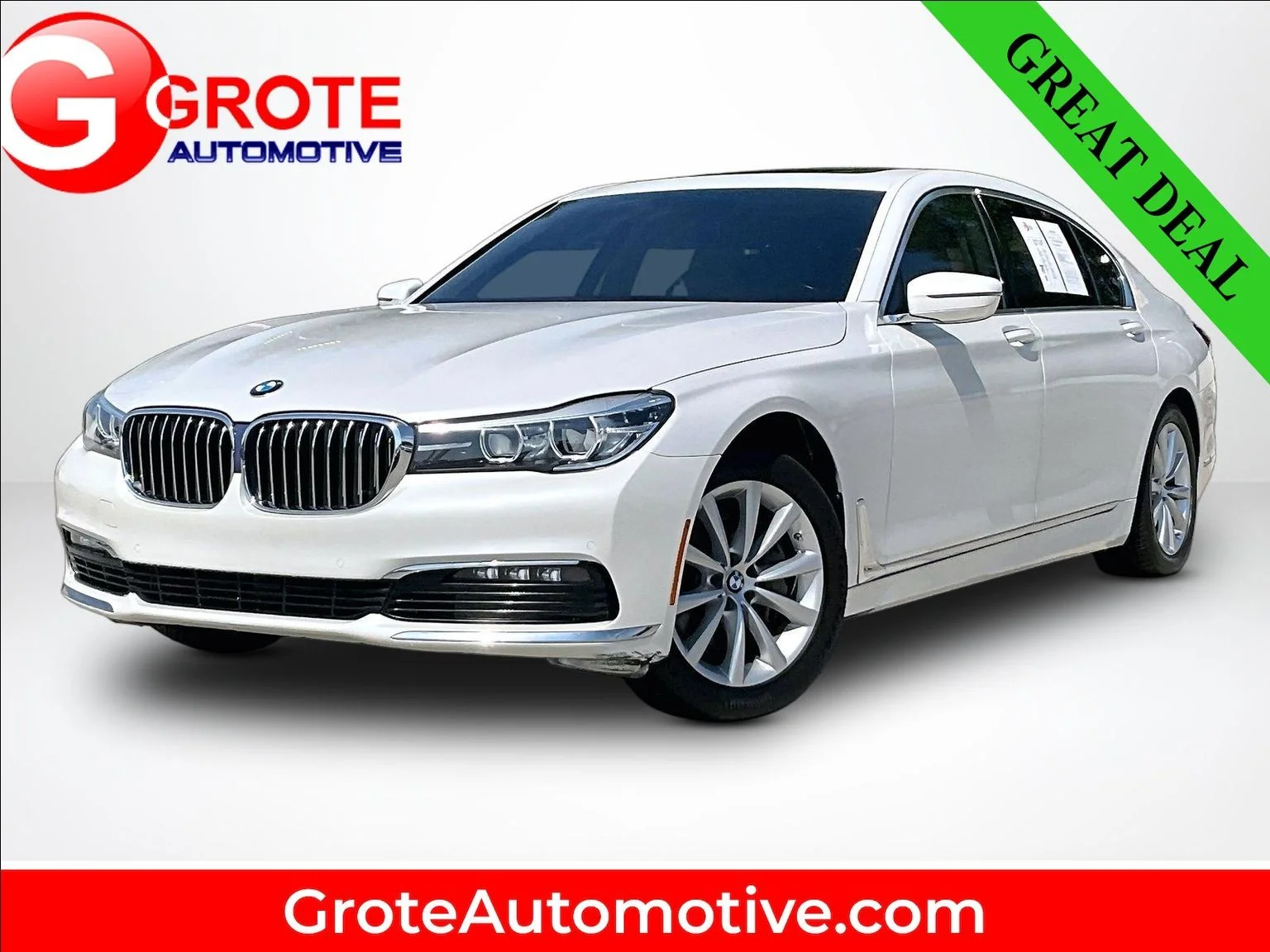 Used 2018 White BMW 740i xDrive image 1