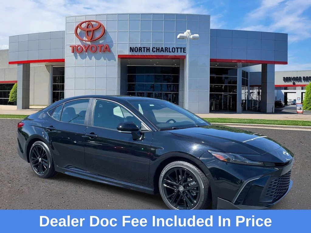 Certified Used 2025 Black Toyota SE image 1