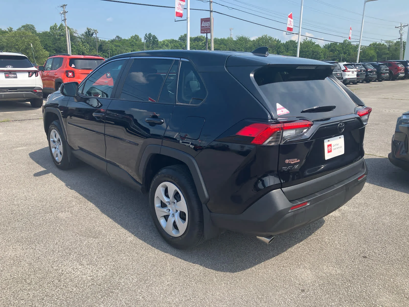 Certified Used 2025 Midnight Black Metallic Toyota LE image 7