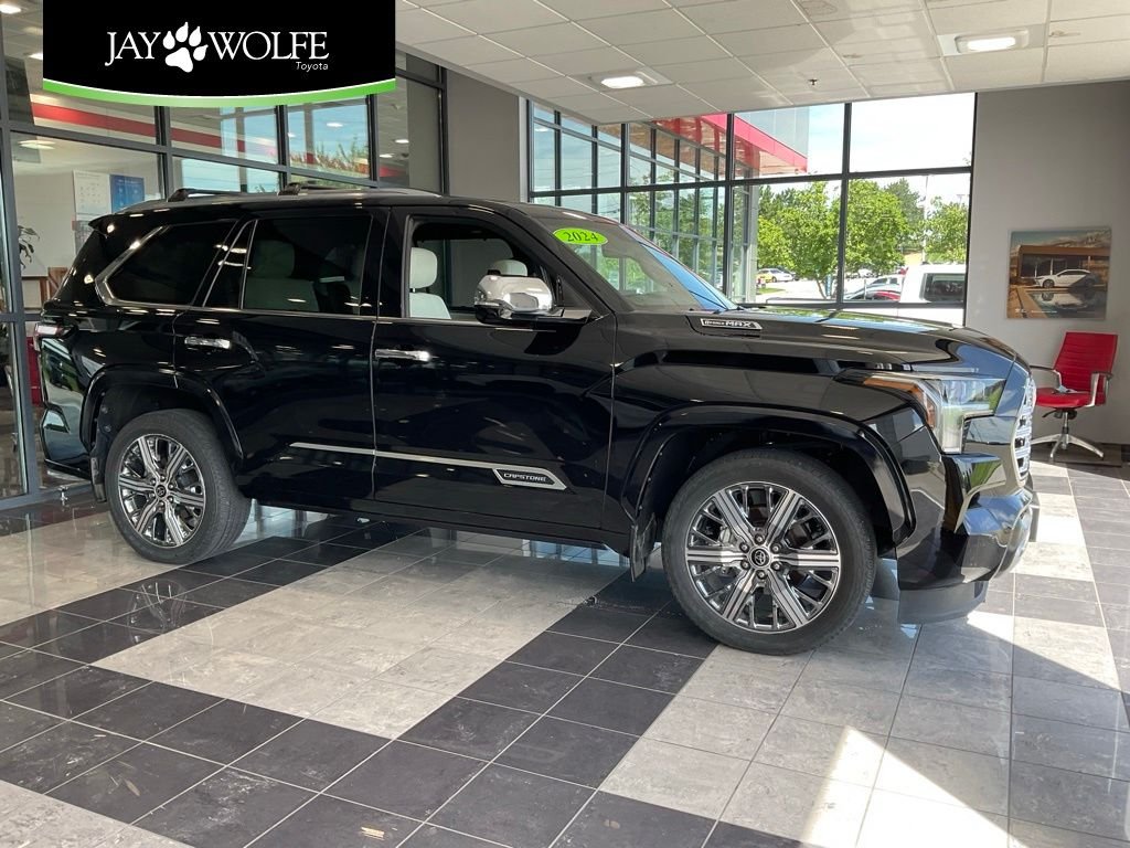 Certified Used 2024 Black Toyota Capstone image 1