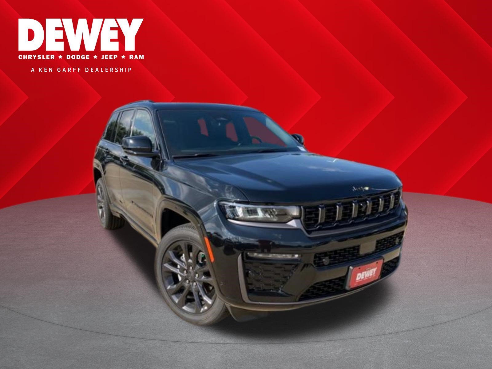 New 2026 Diamond Black Crystal Pearl-Coat Exterior Paint Jeep Limited Reserve image 1