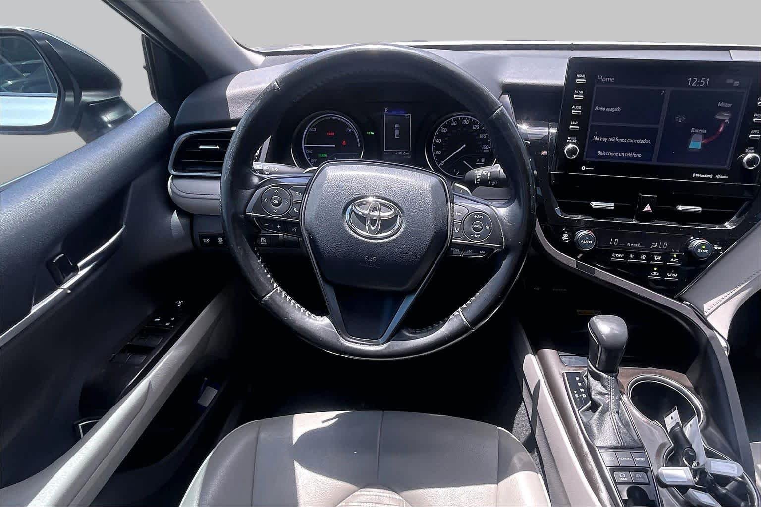 Used 2022 Celestial Silver Metallic Toyota Hybrid SE image 6