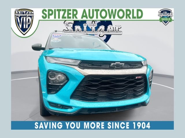 Blue 2021 Chevrolet Trailblazer SUV / Crossover Four-Wheel Drive 