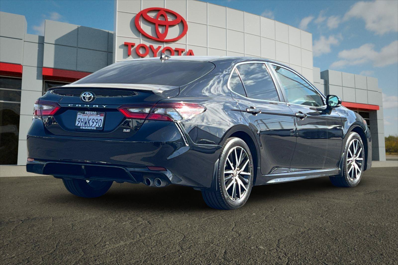 Certified Used 2023 Midnight Black Metallic Toyota SE image 3