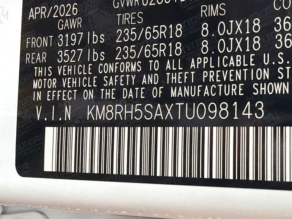New 2026 White Hyundai Blue SEL Premium 7P image 33