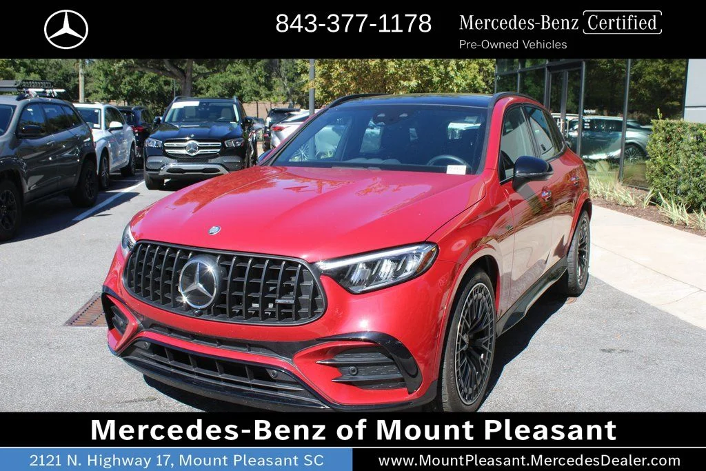 Certified Used 2025 MANUFAKTUR Patagonia Red Metallic Mercedes-AMG GLC 43 AMG® image 16