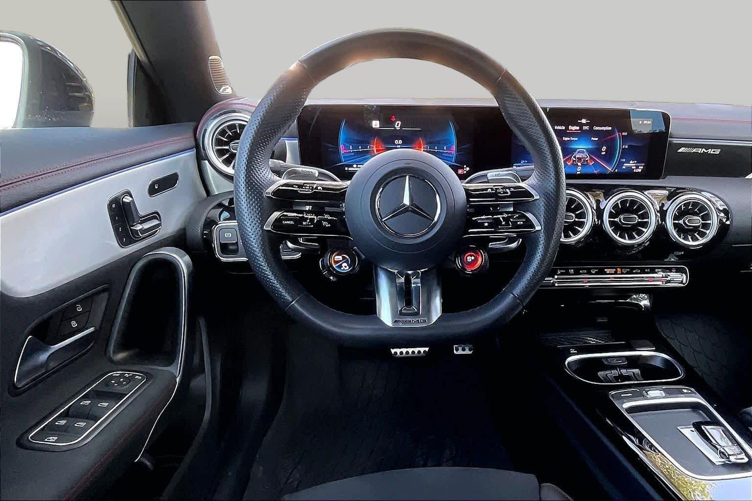 Certified Used 2025 Polar White Mercedes-Benz AMG® CLA 35 4MATIC® Coupe image 6