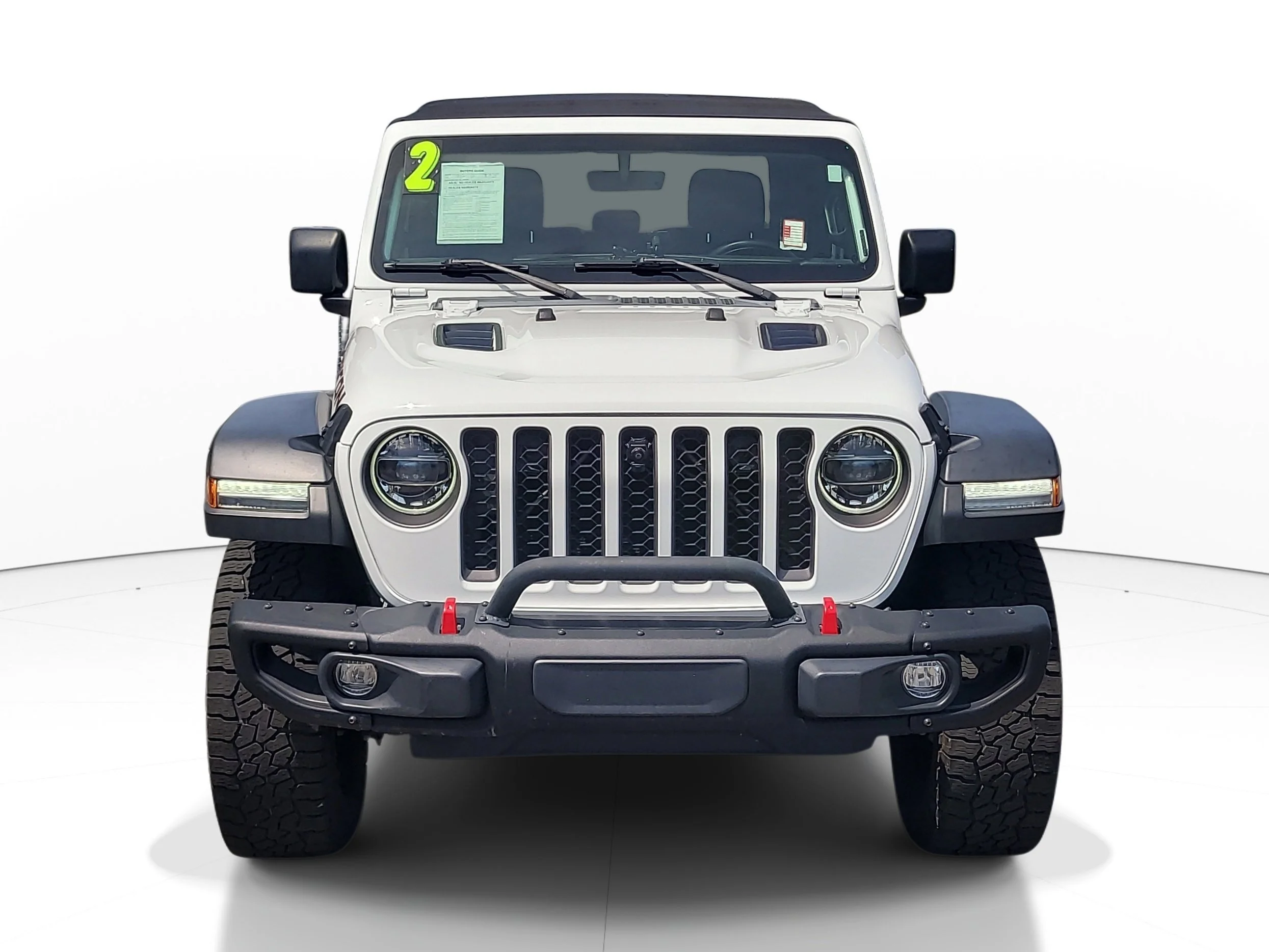 Used 2022 Bright White Clearcoat Jeep Rubicon image 2