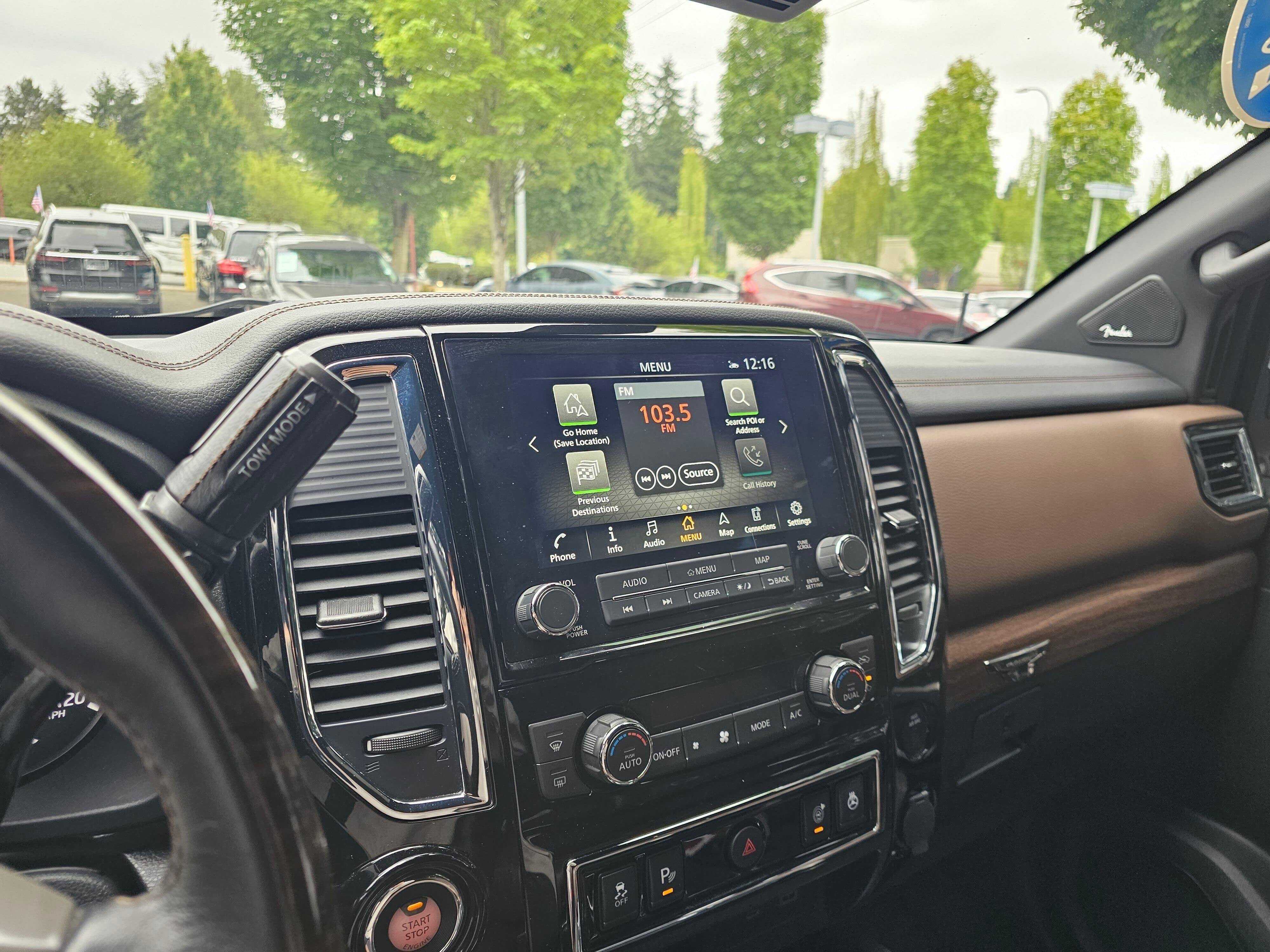 Used 2021 Super Black Nissan Platinum Reserve image 26