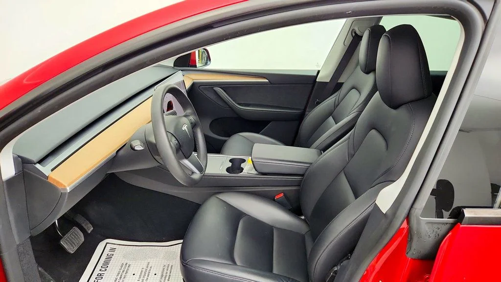 Used 2023 Red Multi-Coat Tesla AWD *Ltd Avail* image 25