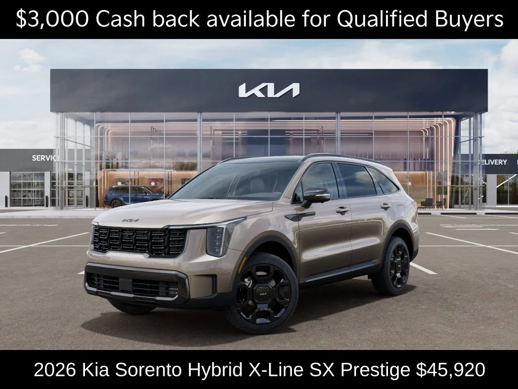 New 2026 Volcanic Sand Kia X-Line SX Prestige AWD image 2