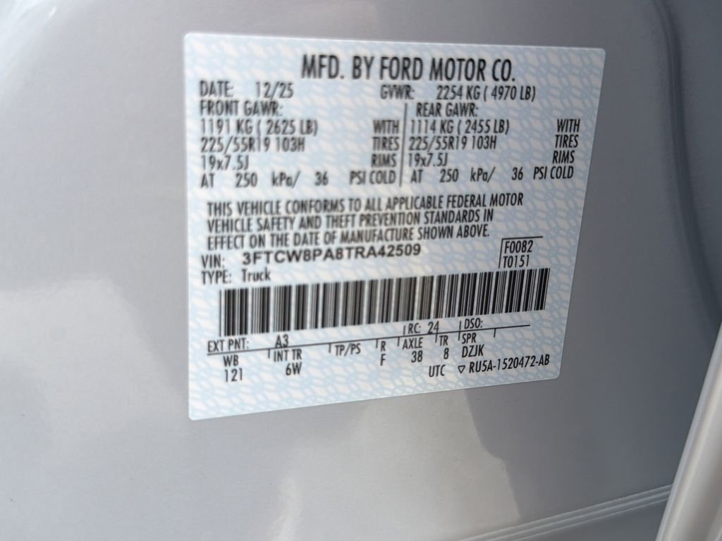 New 2026 Space White Metallic Ford Lobo™ image 35