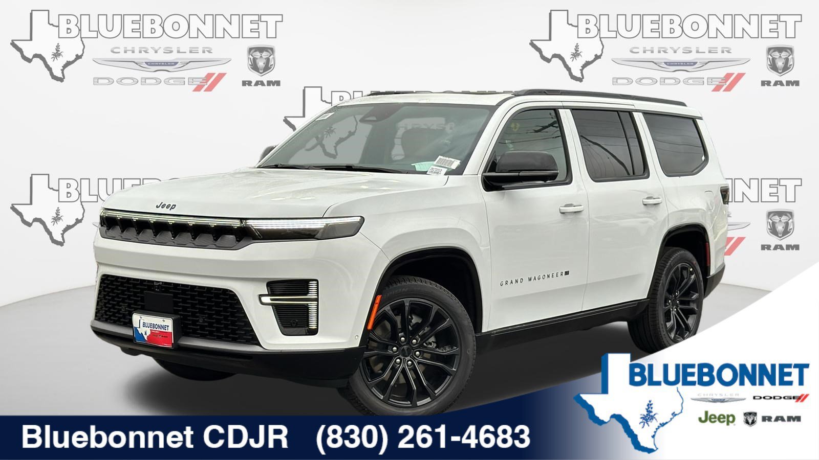 New 2026 Bright White Clear-Coat Exterior Paint Jeep Summit Reserve image 1