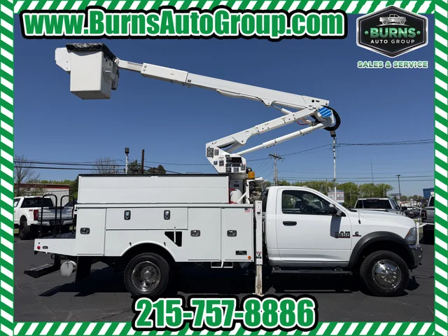 2017 Ram 5500 4X4 Diesel Altec AT40G 45ft Bucket Truck 