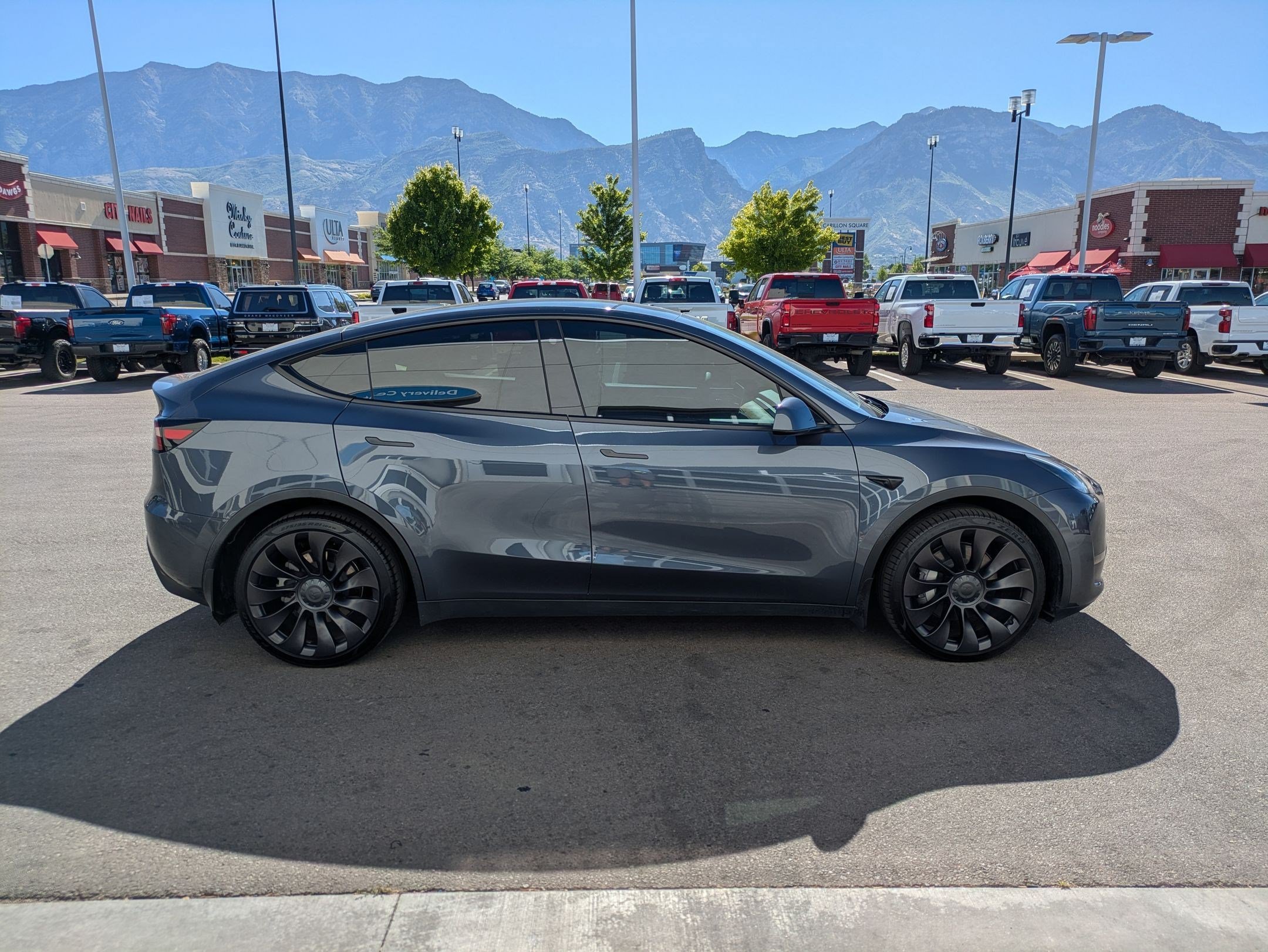 Used 2023 Tesla Model Y Long Range with VIN 7SAYGDEEXPA055416 for sale in Orem, UT