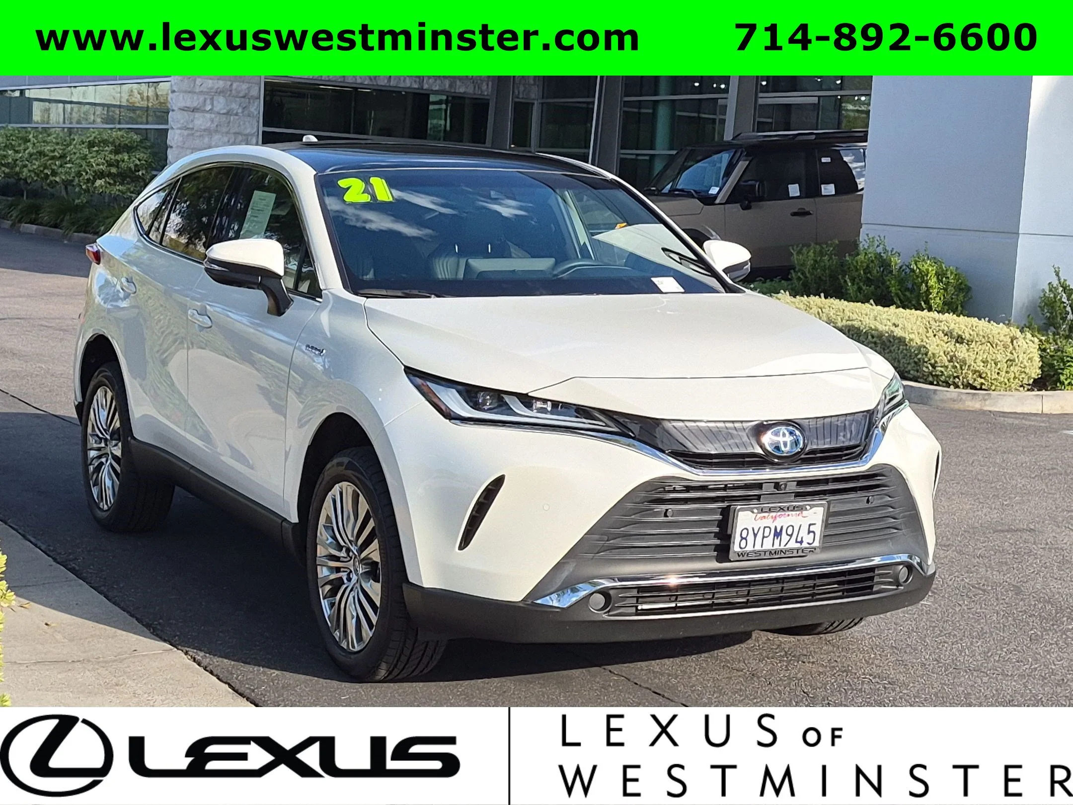Used 2021 White Toyota Limited image 3