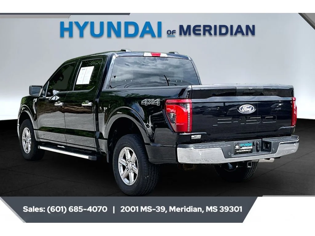 Used 2025 Agate Black Metallic Ford XLT image 2