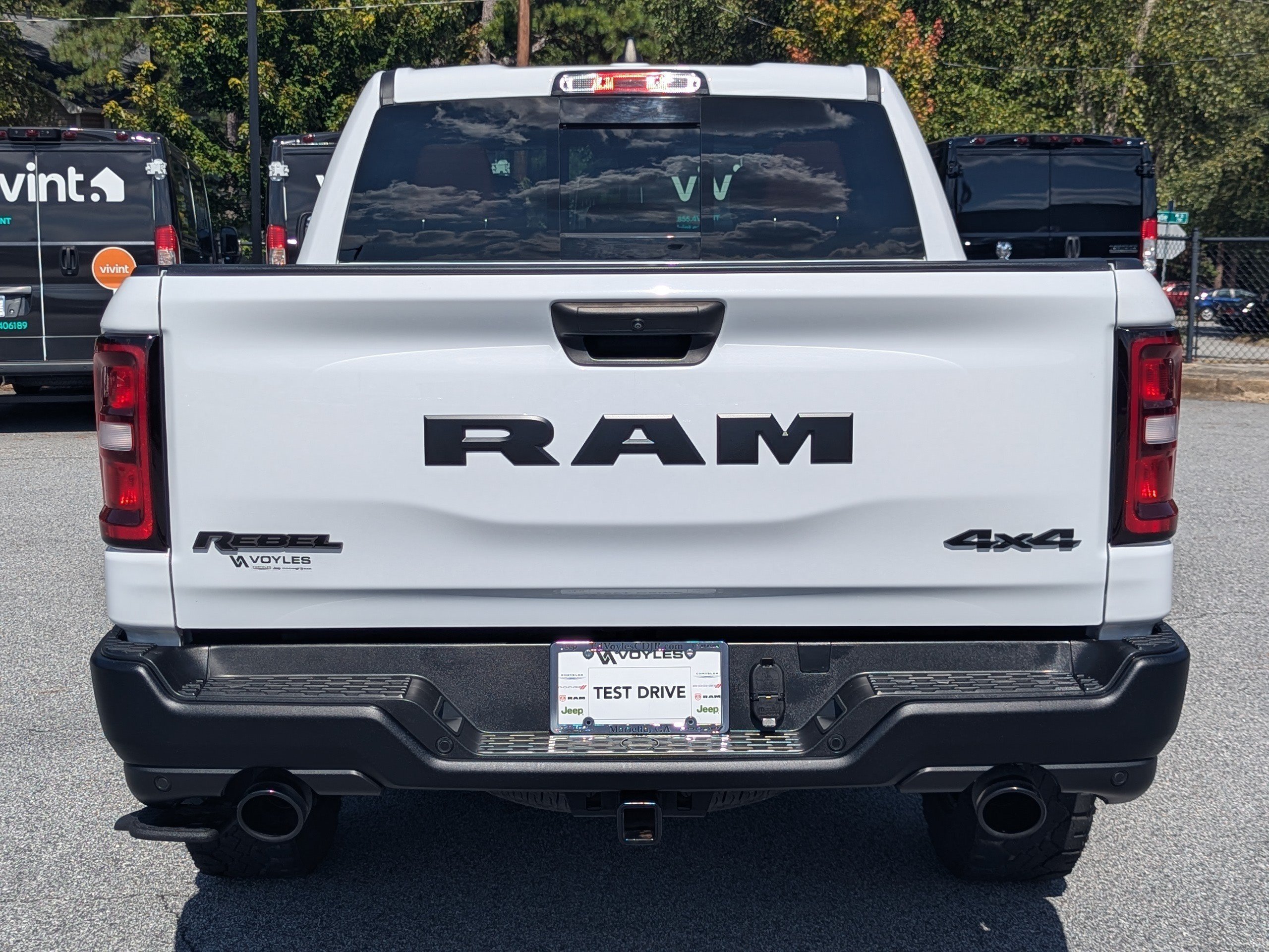 Used 2025 Bright White Clearcoat Ram Rebel image 7