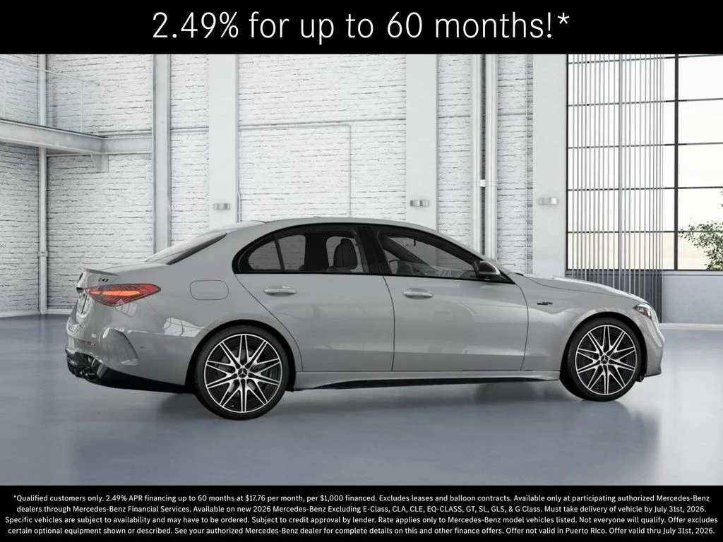 New 2026 MANUFAKTUR Alpine Grey Mercedes-Benz AMG® C 43 4MATIC Sedan image 18