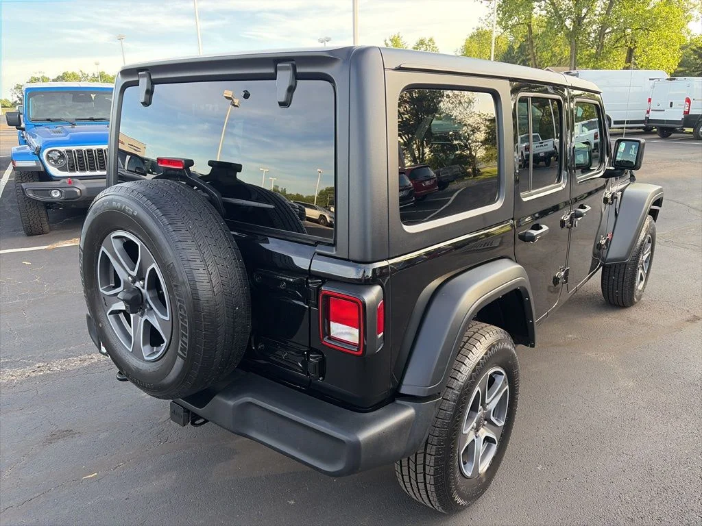 Certified Used 2022 Black Jeep Unlimited Sport S image 6
