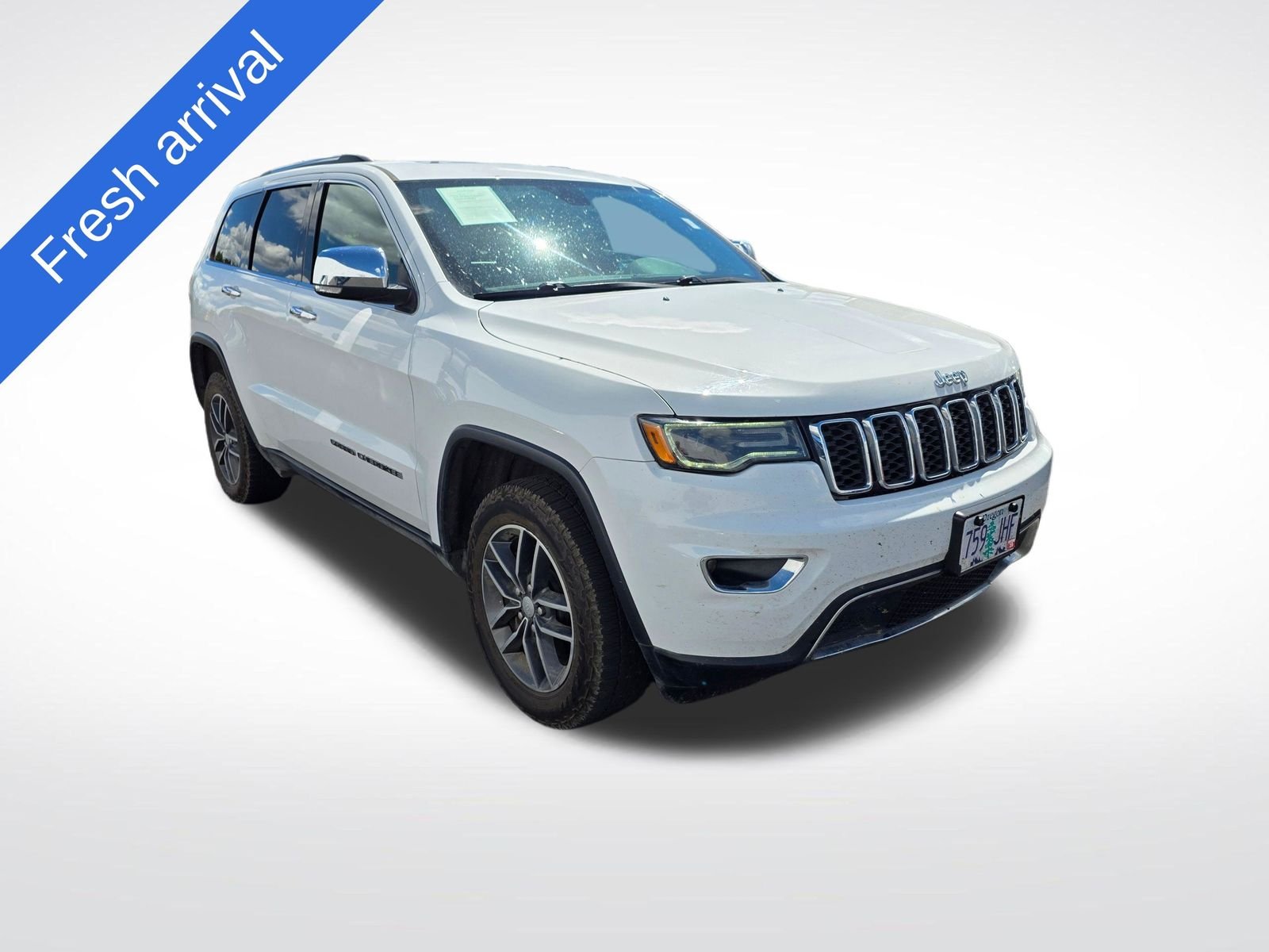 Used 2017 Bright White Clearcoat Jeep Limited image 1