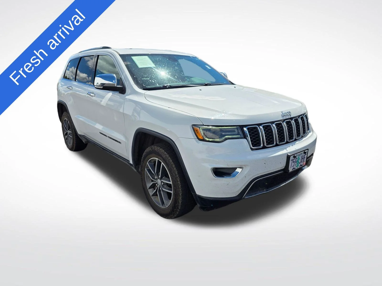 Used 2017 Bright White Clearcoat Jeep Limited image 1