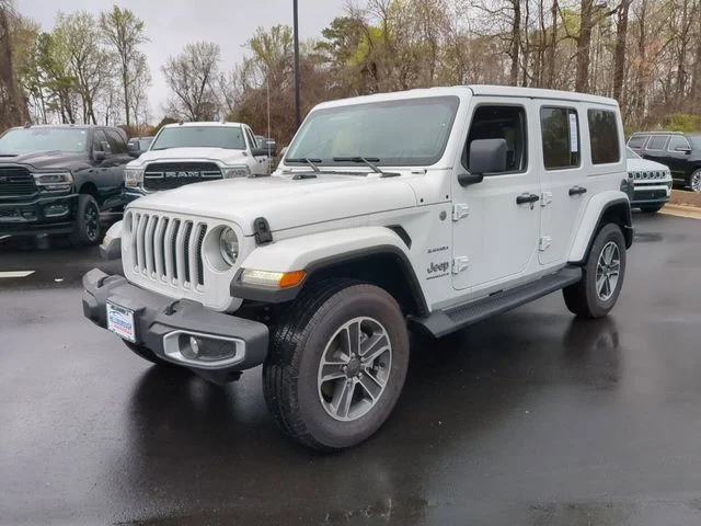 Used 2023 White Jeep Sahara image 1