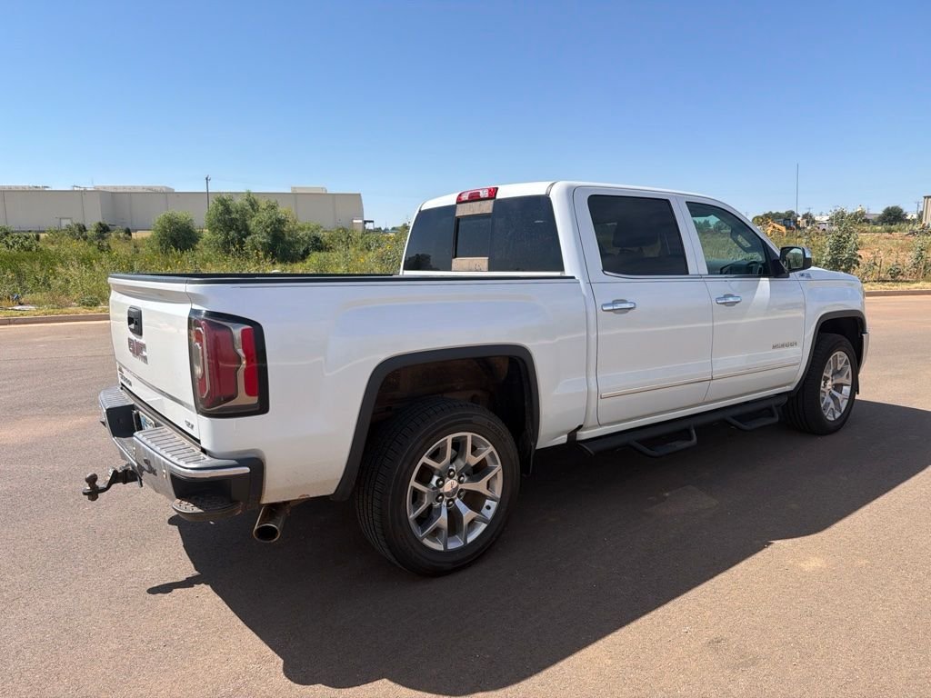 Used 2018 White Frost Tricoat GMC SLT image 5