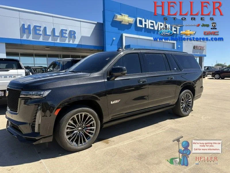 Used 2024 Black Diamond Tricoat Cadillac AWD V-Series image 1