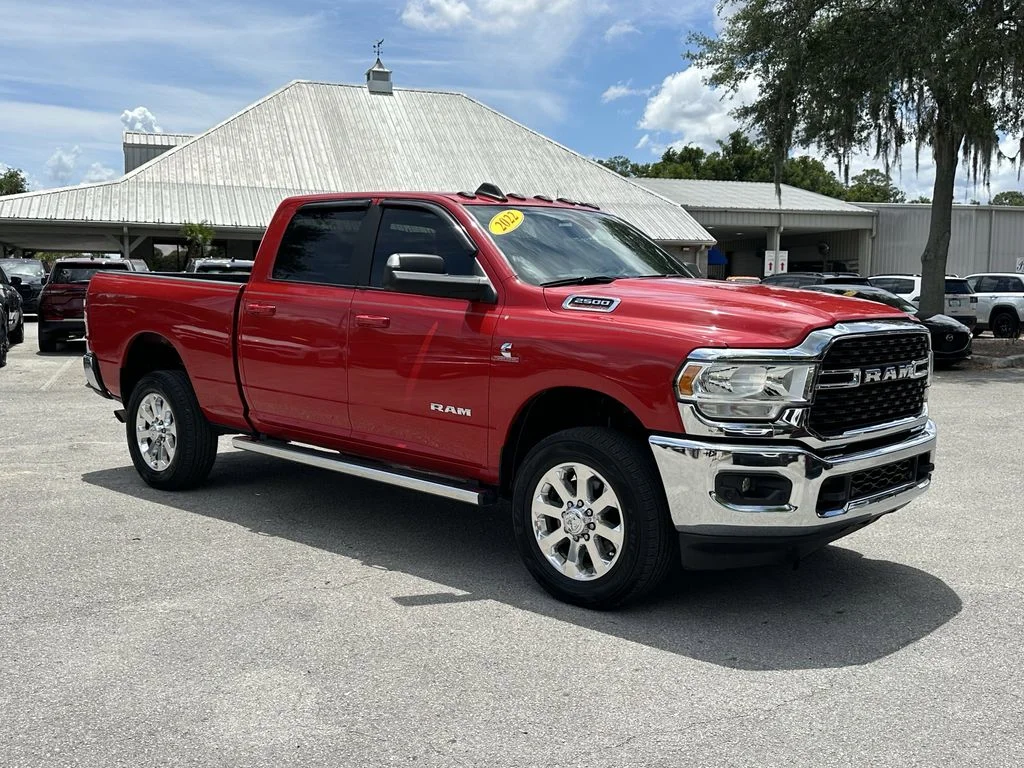 Used 2022 Flame Red Clearcoat Ram Big Horn image 9