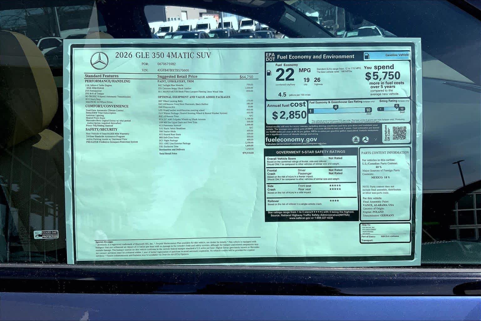 2026 Mercedes-Benz GLE GLE350 - Photo 19