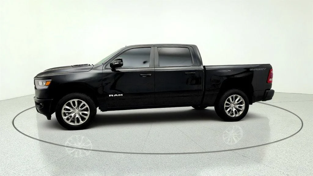 Used 2023 Diamond Black Crystal Pearlcoat Ram Laramie 4x4 Crew Cab 5