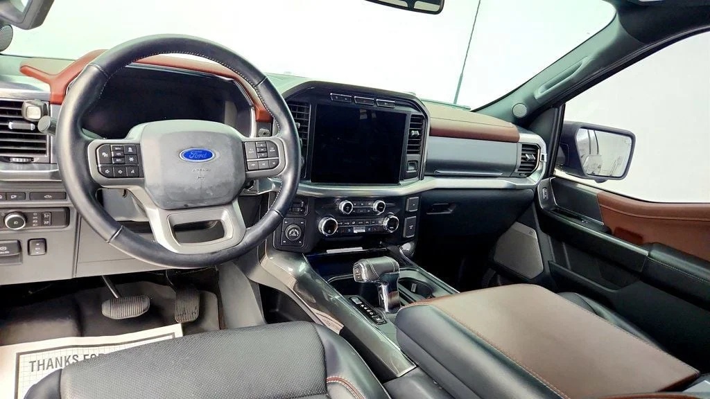 Used 2021 Carbonized Gray Metallic Ford LARIAT 4WD SuperCrew 5