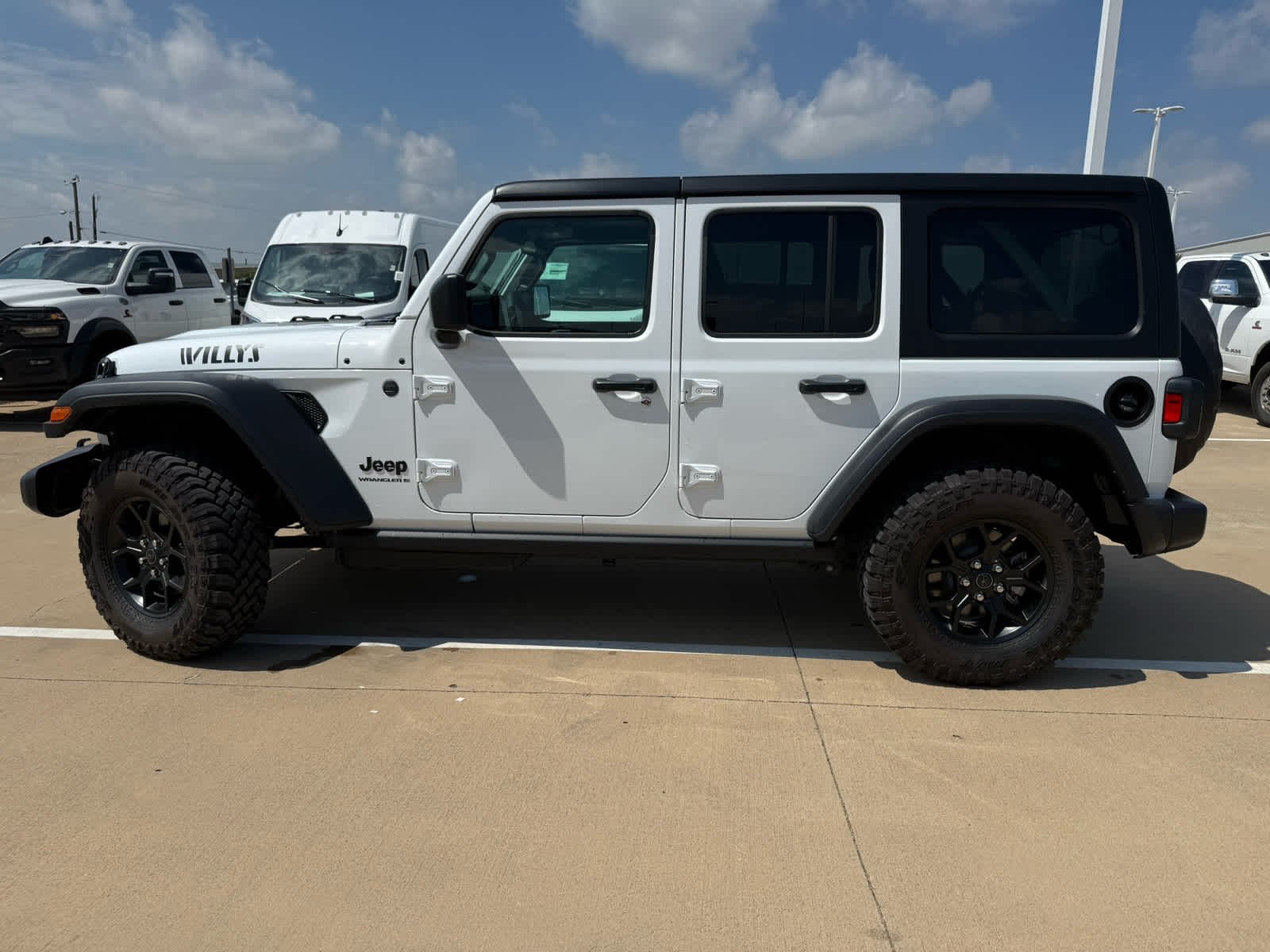 New 2026 Bright White Clear Coat Jeep Willys image 9