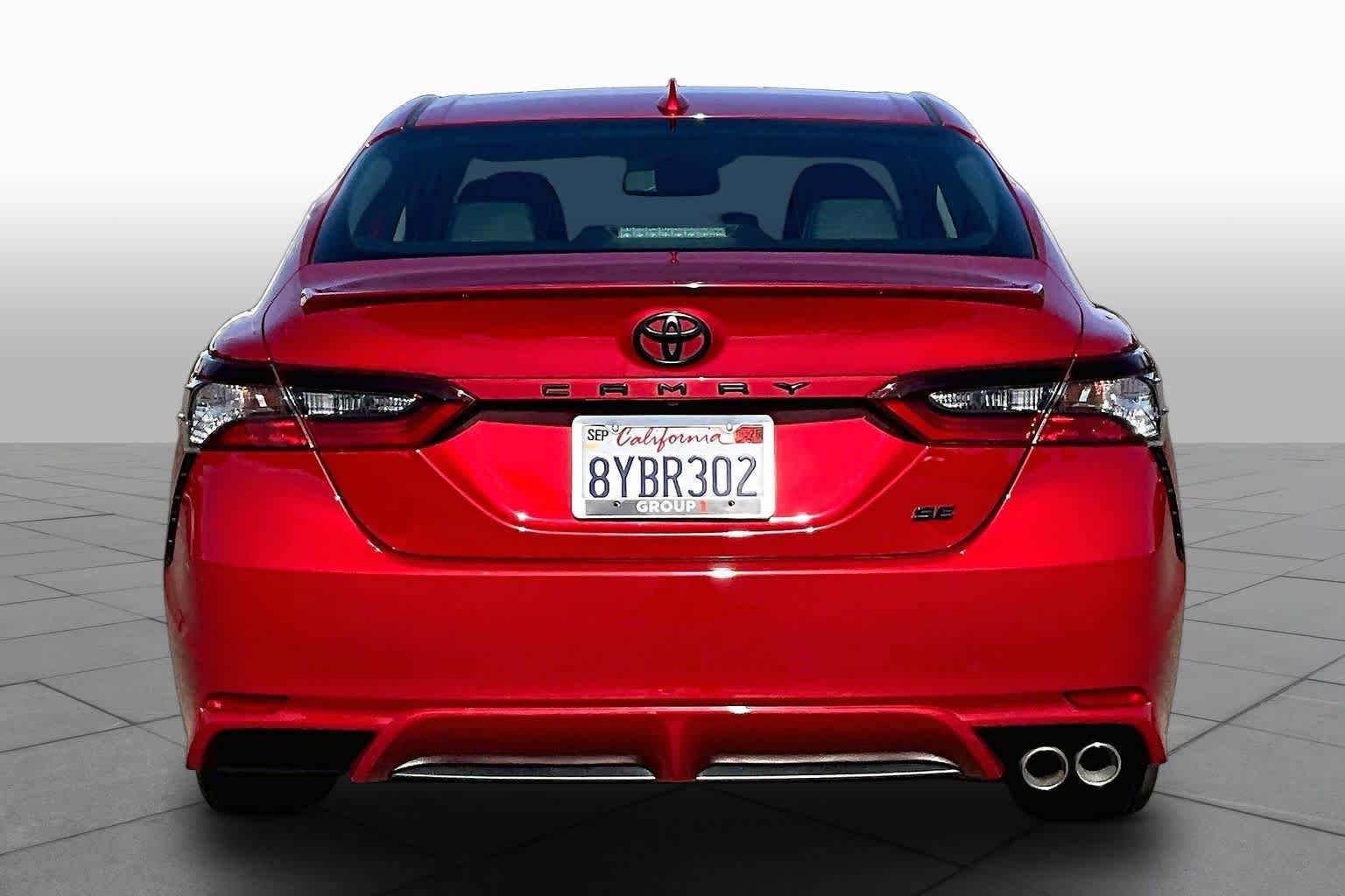 Used 2021 Supersonic Red Toyota SE image 4