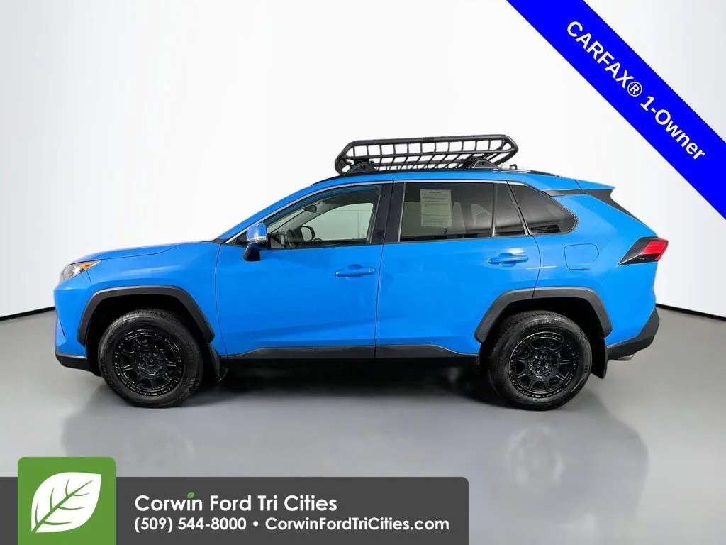 Used 2019 Blue Flame Toyota LE image 6