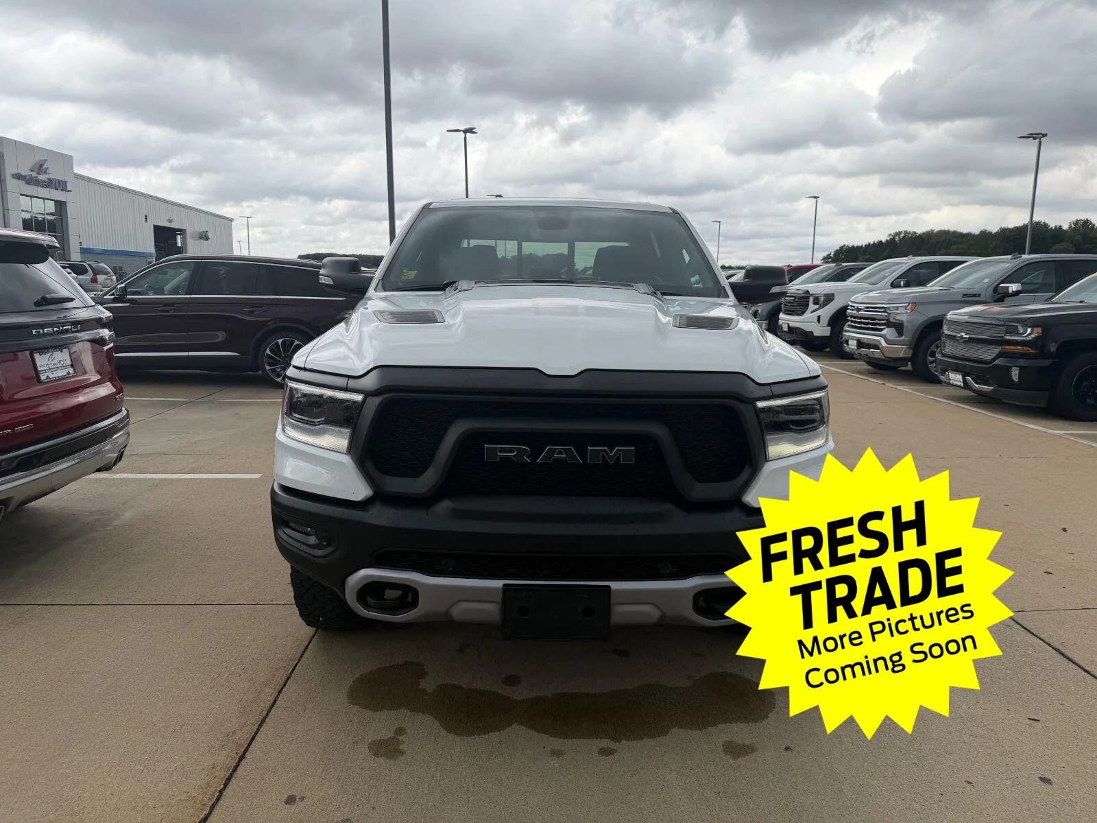 Used 2020 Bright White Clearcoat Ram Rebel image 4