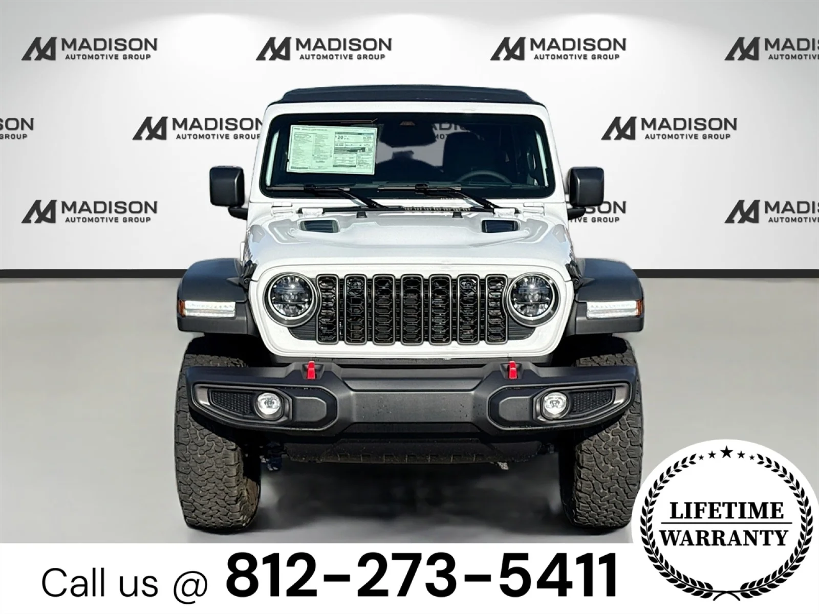 New 2026 Bright White Clearcoat Jeep Rubicon image 2