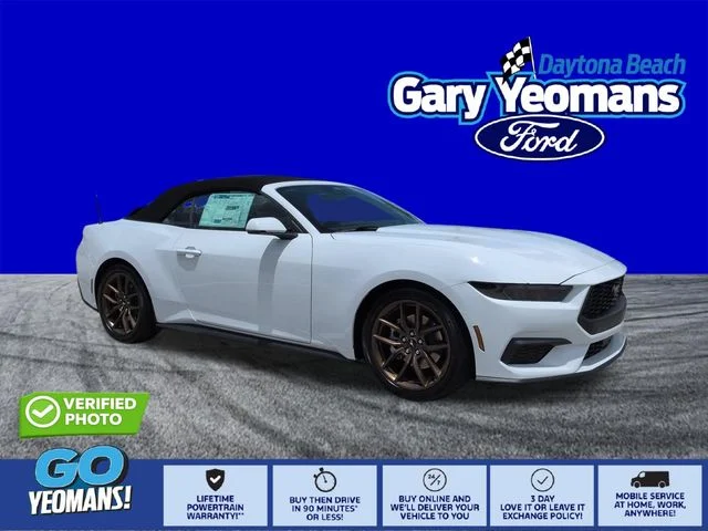 New 2026 Oxford White Ford EcoBoost® Premium Convertible image 1