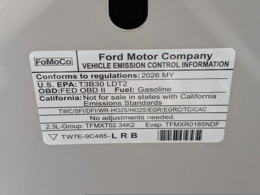 New 2026 Space White Metallic Ford Active image 24