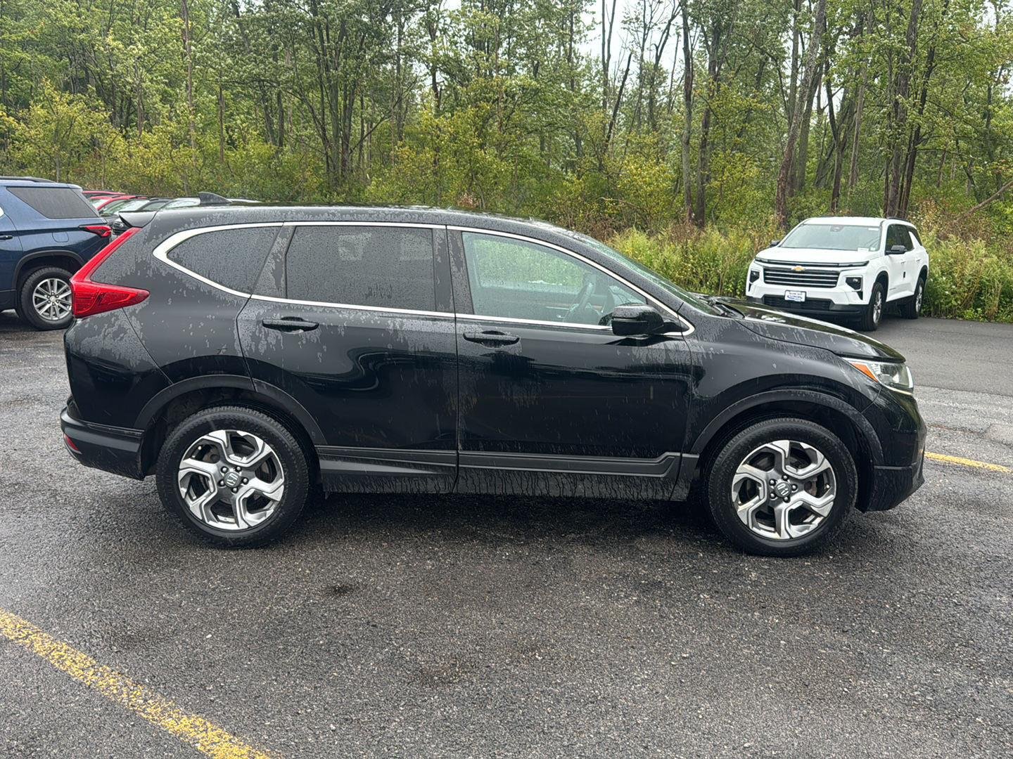 Used 2019 Crystal Black Pearl Honda EX image 8