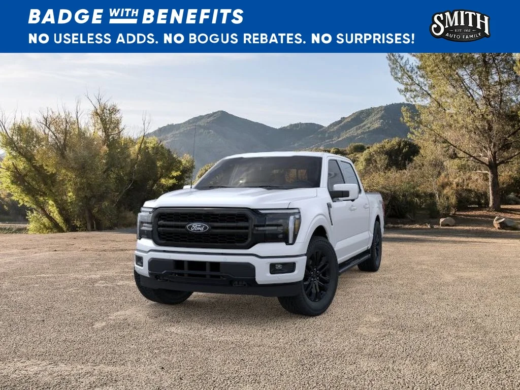 New 2026 Star White Metallic Tri-Coat Ford Lariat® image 3