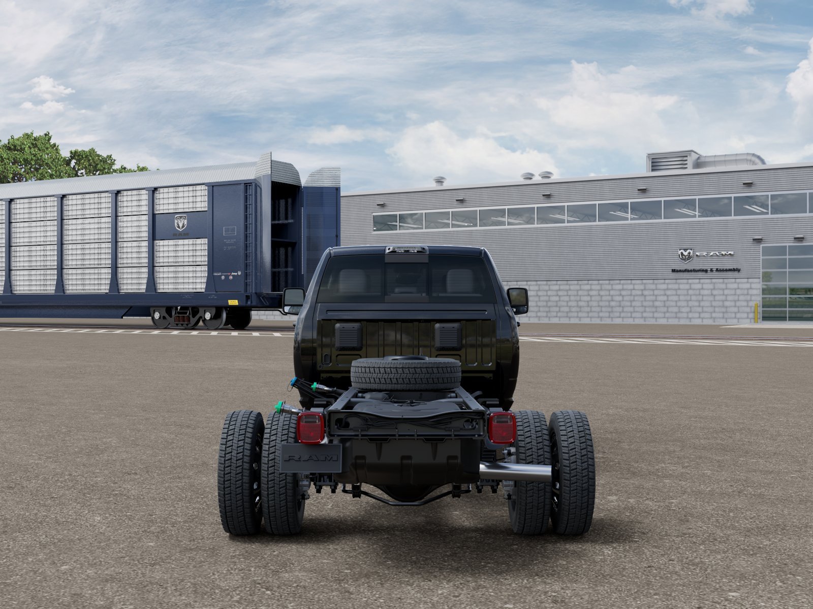 New 2026 Diamond Black Crystal Pearlcoat RAM TRADESMAN image 7