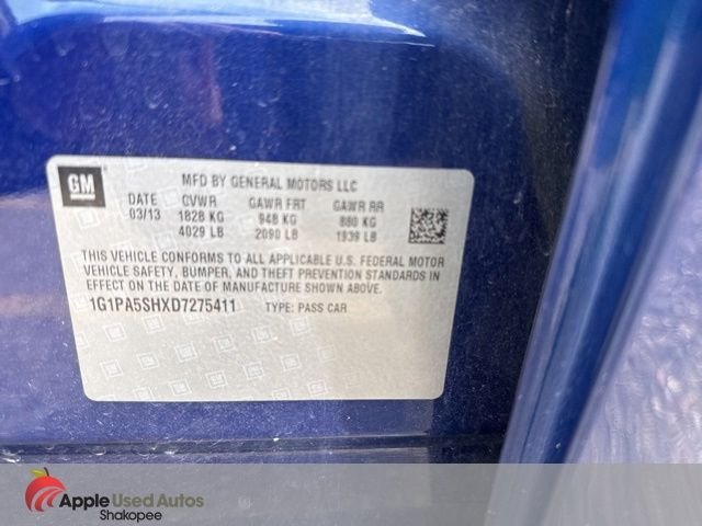 Used 2013 Blue Chevrolet LS image 5